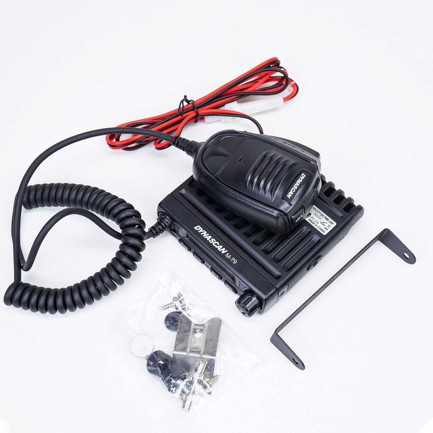 Radio Dynascan M-79V VHF, 136-174Mhz, Escaneo, Tot, Ganancia de micrófono, CTCSS-DCS