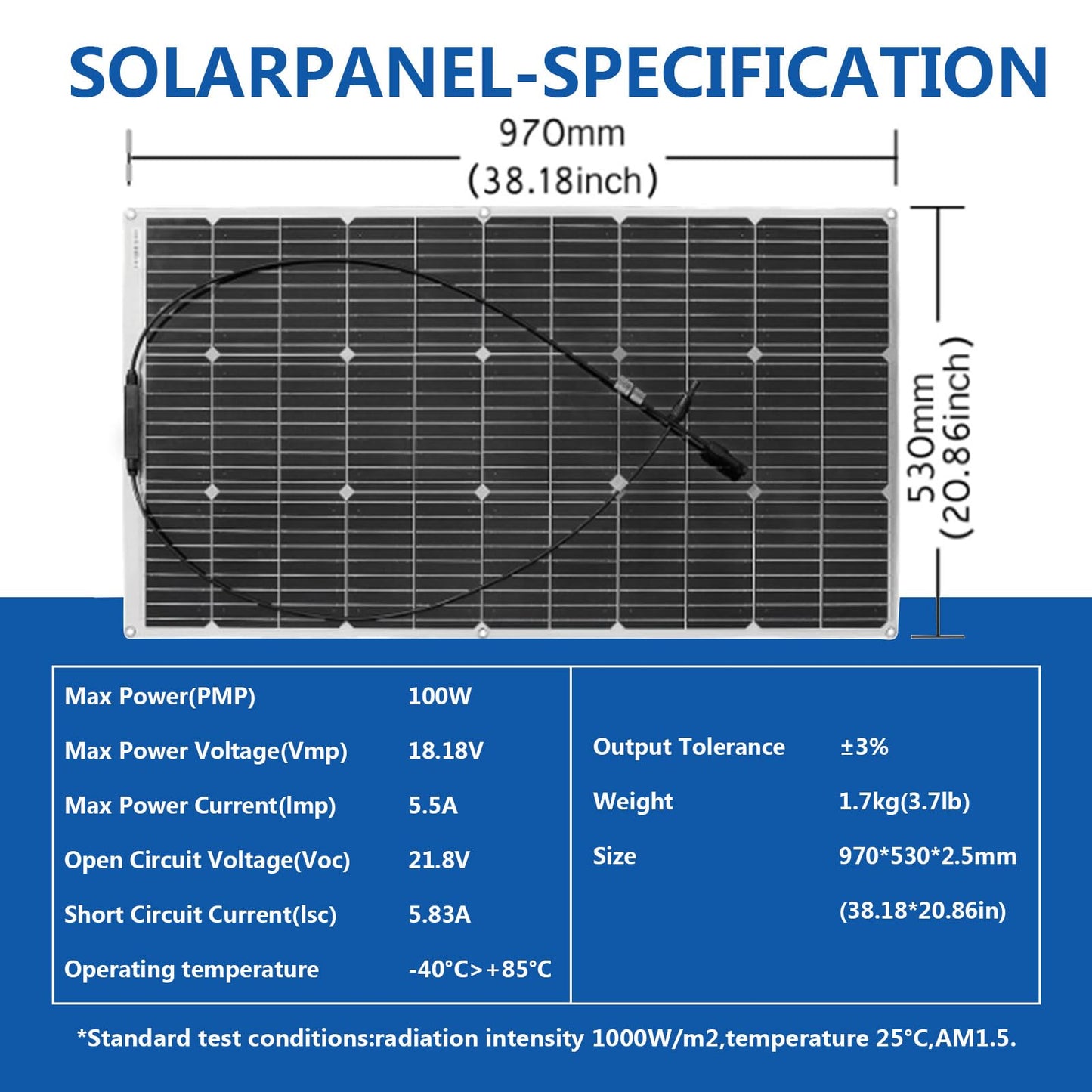 600W 12V Flexible Solares Panel Kit 6 * 100W Monocristalinos Solares Paneles 600W solares paneles Conjunto usado para techos, caravanas, barcos