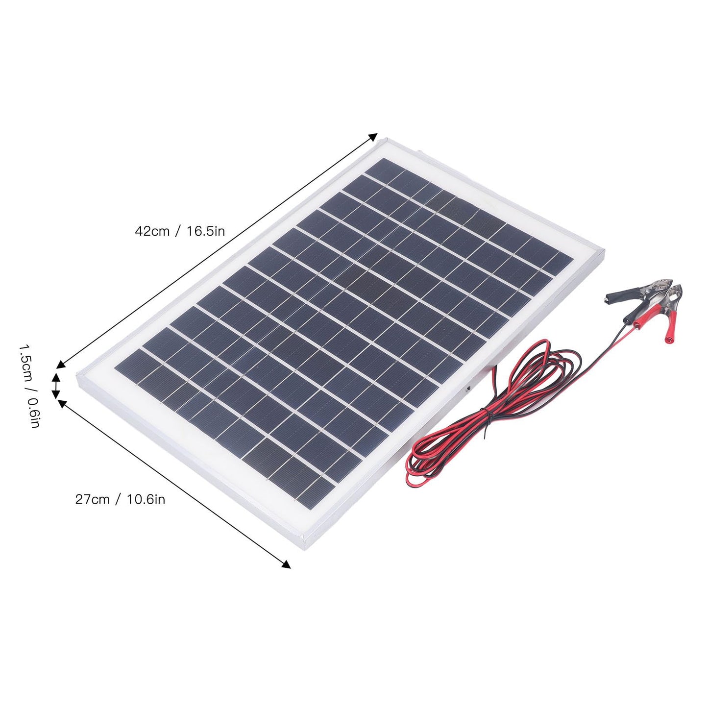 Kit de Panel Solar de 50W y 18V, con Controlador de Carga, Paneles solares portátiles para Exteriores, RV, Barco, Remolque, Camper