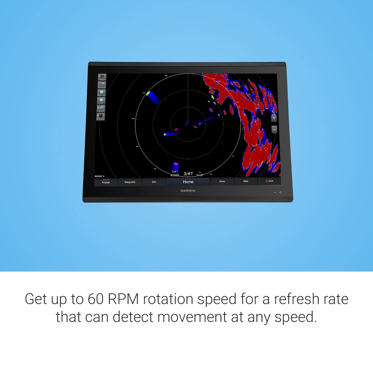 Garmin GMR Fantom™ 24x, Radar Domo, Negro