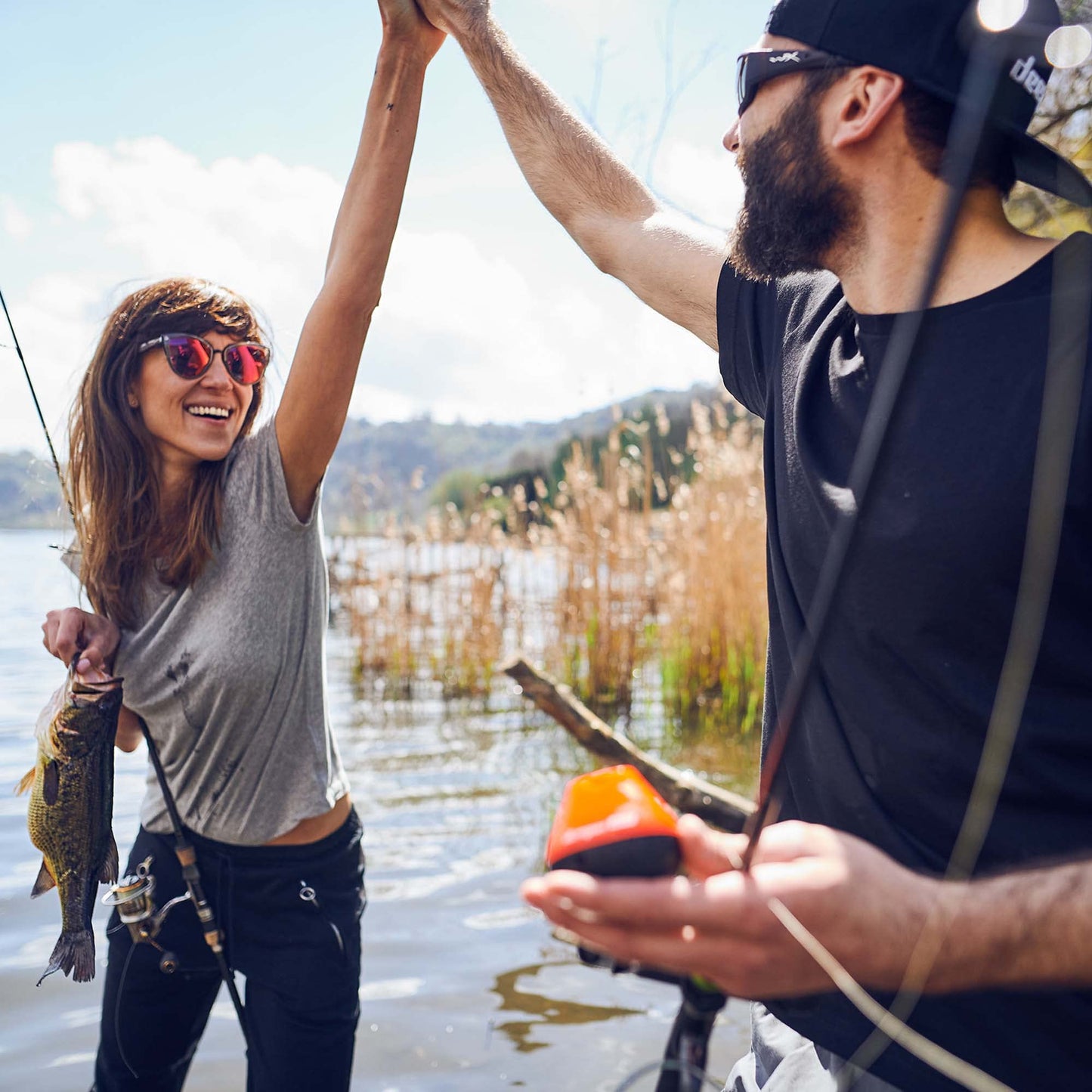 Deeper Start Sonda de Pesca - Detector Radar de Peces Portátil con WiFi. Accesorios de Pesca para Río y Carpfishing | Pesca Recreativa para Orilla