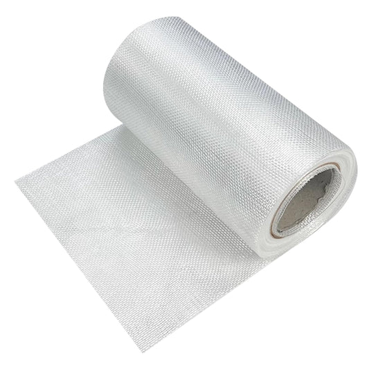 Tela de La Fibra de Vidrio Fibreglass Fabric Tejido Liso Ignífugo e Impermeable Cuadrado Barco Fibra de Vidrio Alta Temperatura Fibra de Vidrio Plana Reparación(Size:22cmx40m,Color:Density:10x10)