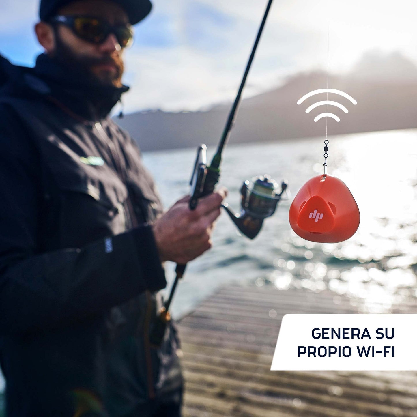 Deeper Start Sonda de Pesca - Detector Radar de Peces Portátil con WiFi. Accesorios de Pesca para Río y Carpfishing | Pesca Recreativa para Orilla