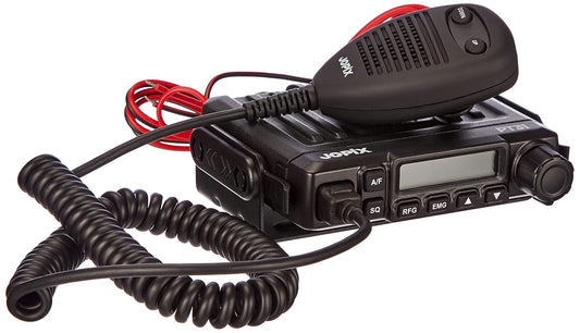 JOPIX PT31 Emisora móvil VHF Negro CB/27 Mhz multinorma. Transceptor tamaño compacto