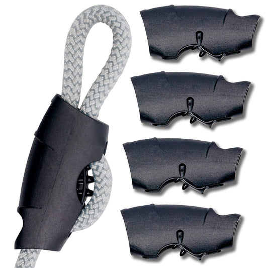 Toldoro 4 Super Sharky Abrazaderas de Cable de 8 mm, Abrazaderas de Cuerda, Tensor Cuerda tendedero, Accesorios para Barcos de Vela, tensores para toldos