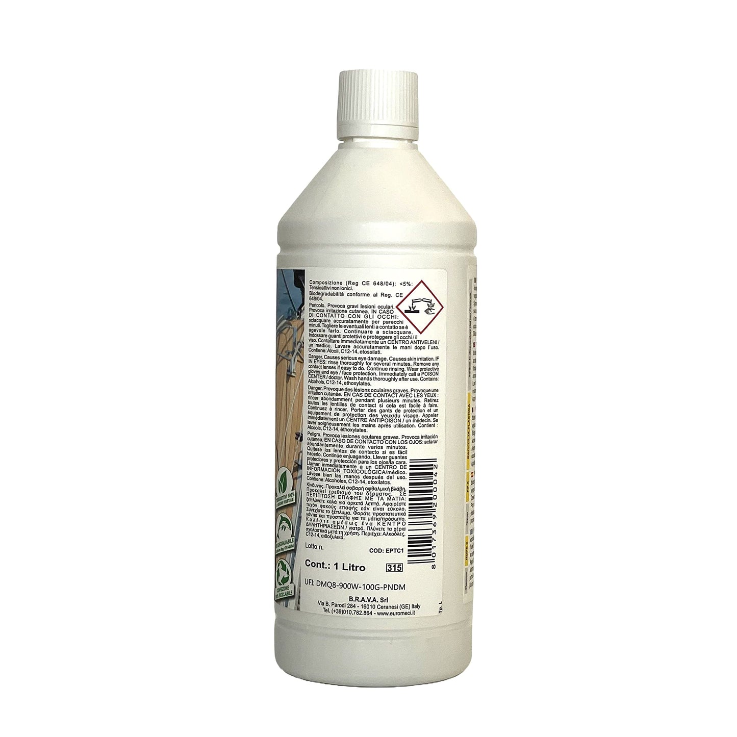 Euromeci eptc1 - Limpiador de teca, incoloro, 1000 ml