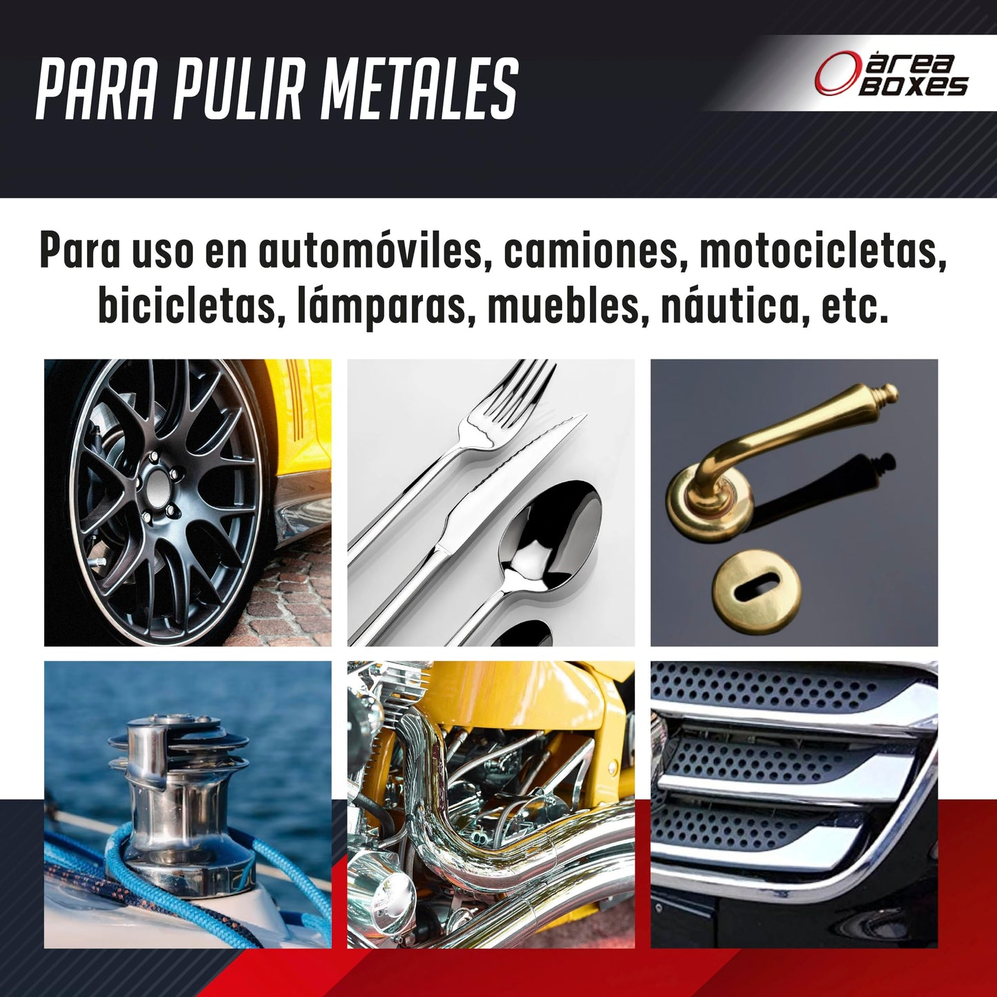 Metal Polish - Pasta De Pulir, Limpiador Y Abrillantador. Elimina El Oxido Y Otros Contaminantes De Todos Los Metales. (Acero, Cromo, Laton, Cobre, Plata, Aluminio, Etc) Limpia Joyas Y Monedas. (1)