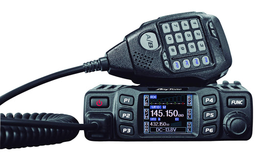 AnyTone AT-778UV - Emisor-Receptor móvil de Doble Banda (VHF/UHF, 144-146/430-440 MHz) Color Negro