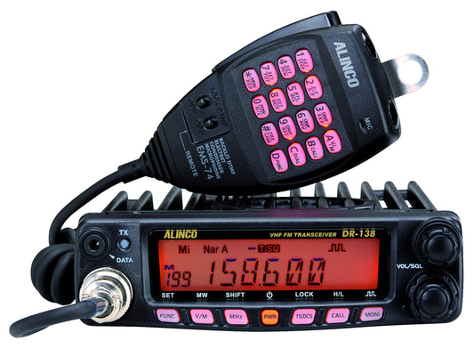 Alinco DR-138HE Emisora Transceptor móvil VHF radioaficionado